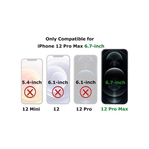 NWT White Leopard Print Iridescent Iphone 12 Max Pro Phone Case - Picture 2 of 5